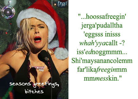 seasons greetings, bitches.&nbsp; Gimme cake.