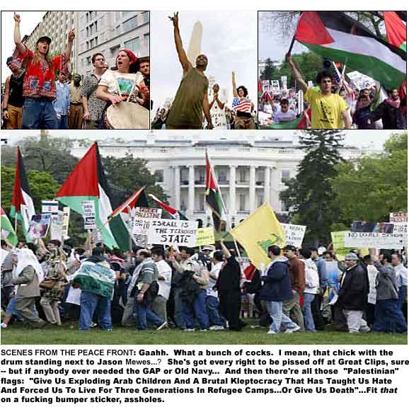 Look how fat lots of these idiots are.  You don't get fat like that from natural corn and domestically grown tofu, I can tell you that much.  No, somebody's been hittin' Mickey Dees...