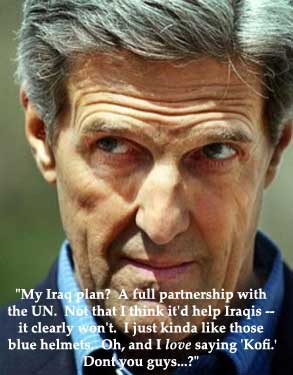 John Kerry:  Fighting Vietnam for going on 40 years...